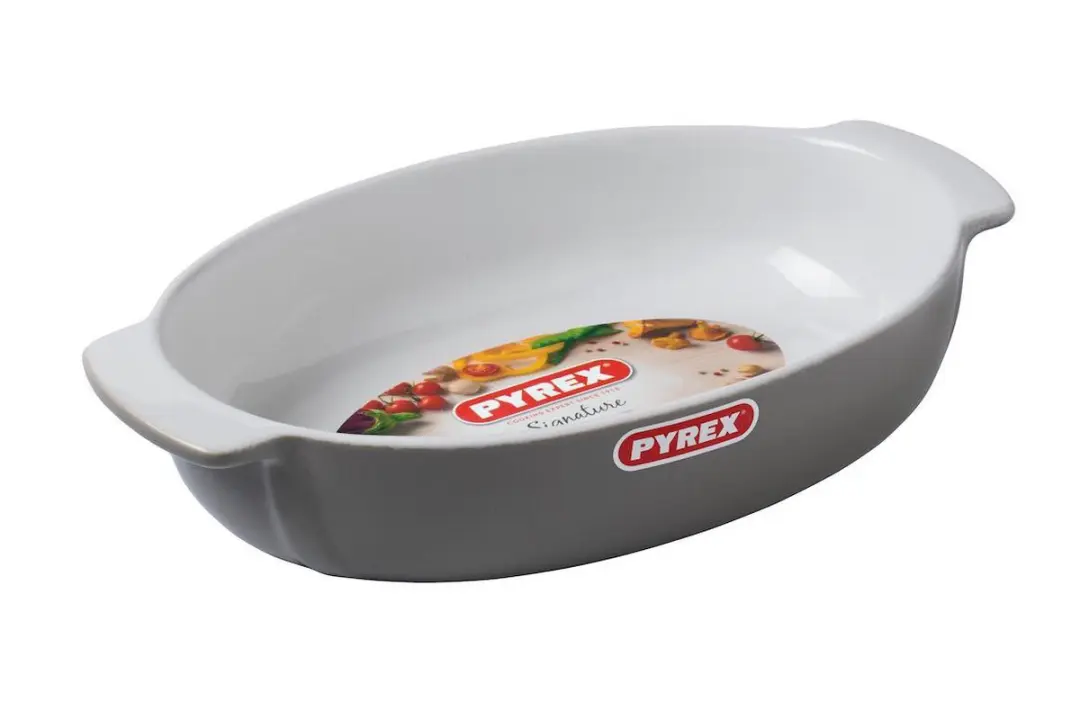 PYREX Ovenschaal Ovaal 30x20cm - 3.6L Grijs