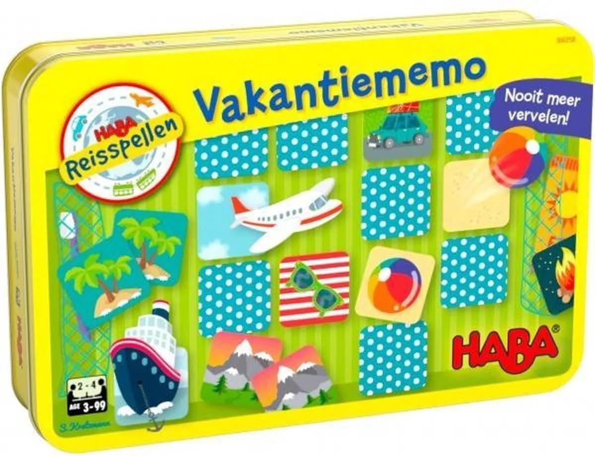 Haba Vakantiememo Reisspel