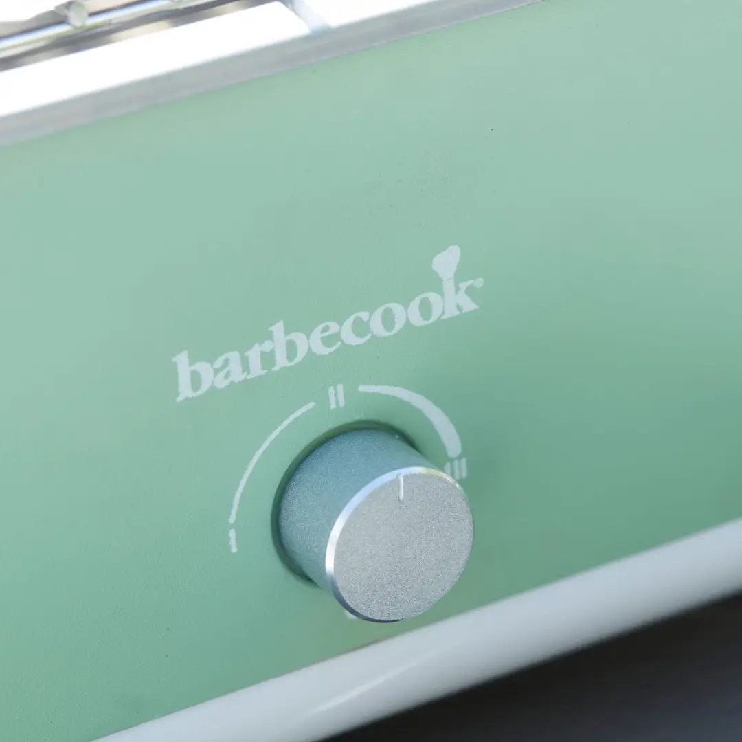 Barbecook E-Carlo Elektrische Tafel BBQ Paris Green - 4 Burgers - afbeelding 6 van 6
