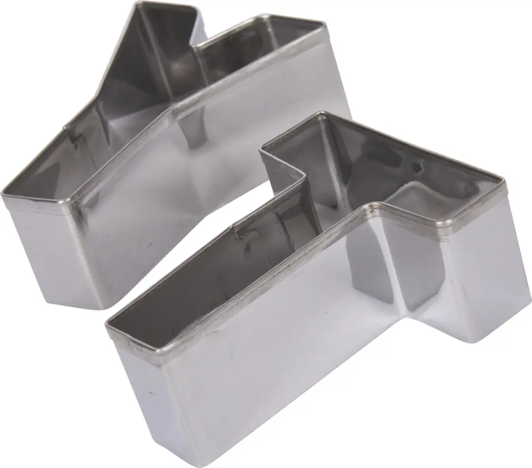 KitchenCraft Alfabet Koekjesvormen - 38 Stuks - Zilver
