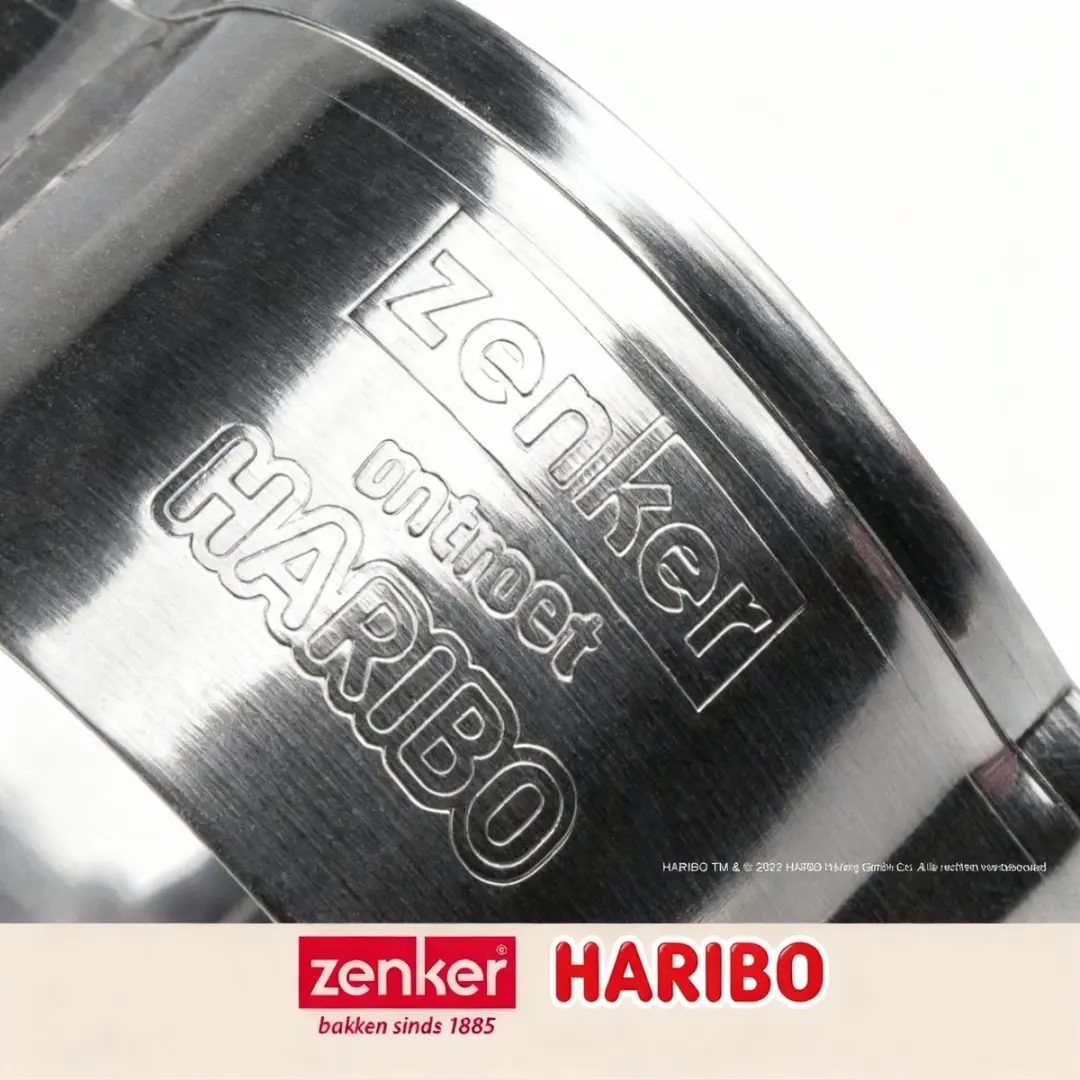 Zenker Haribo Beertjes Uitsteekvormpjes - 2 Stuks - Grijs