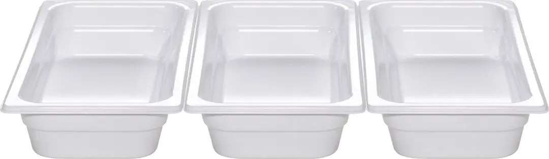 HENDI Melamine GN 1/6 Bak - 176x162x100mm - Wit