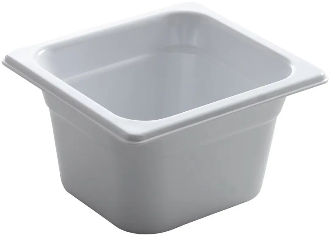 HENDI Melamine GN 1/6 Bak - 176x162x100mm - Wit