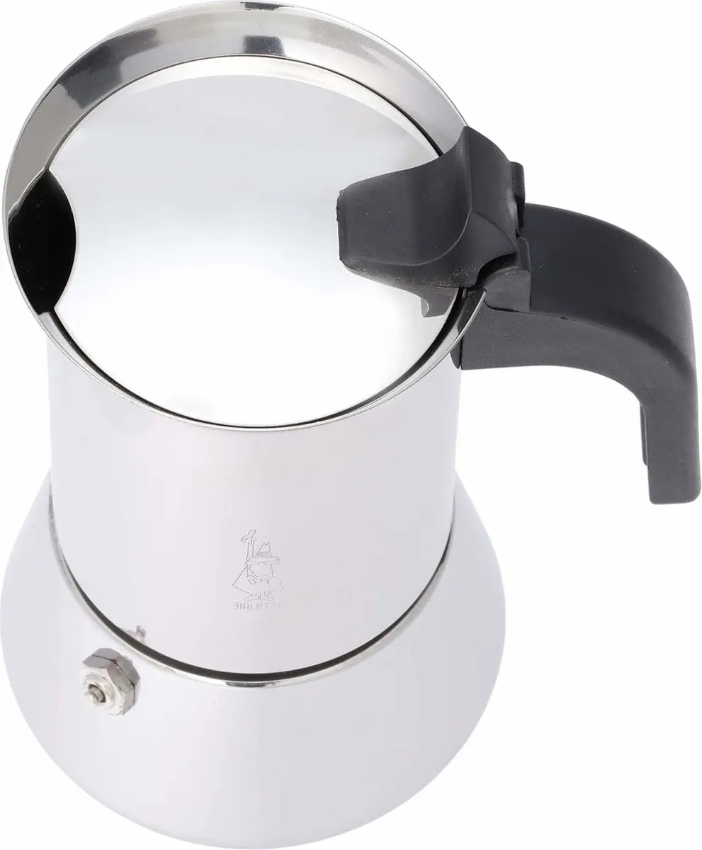 Bialetti Venus Percolator 4 Koppen - Inductie - Zilver