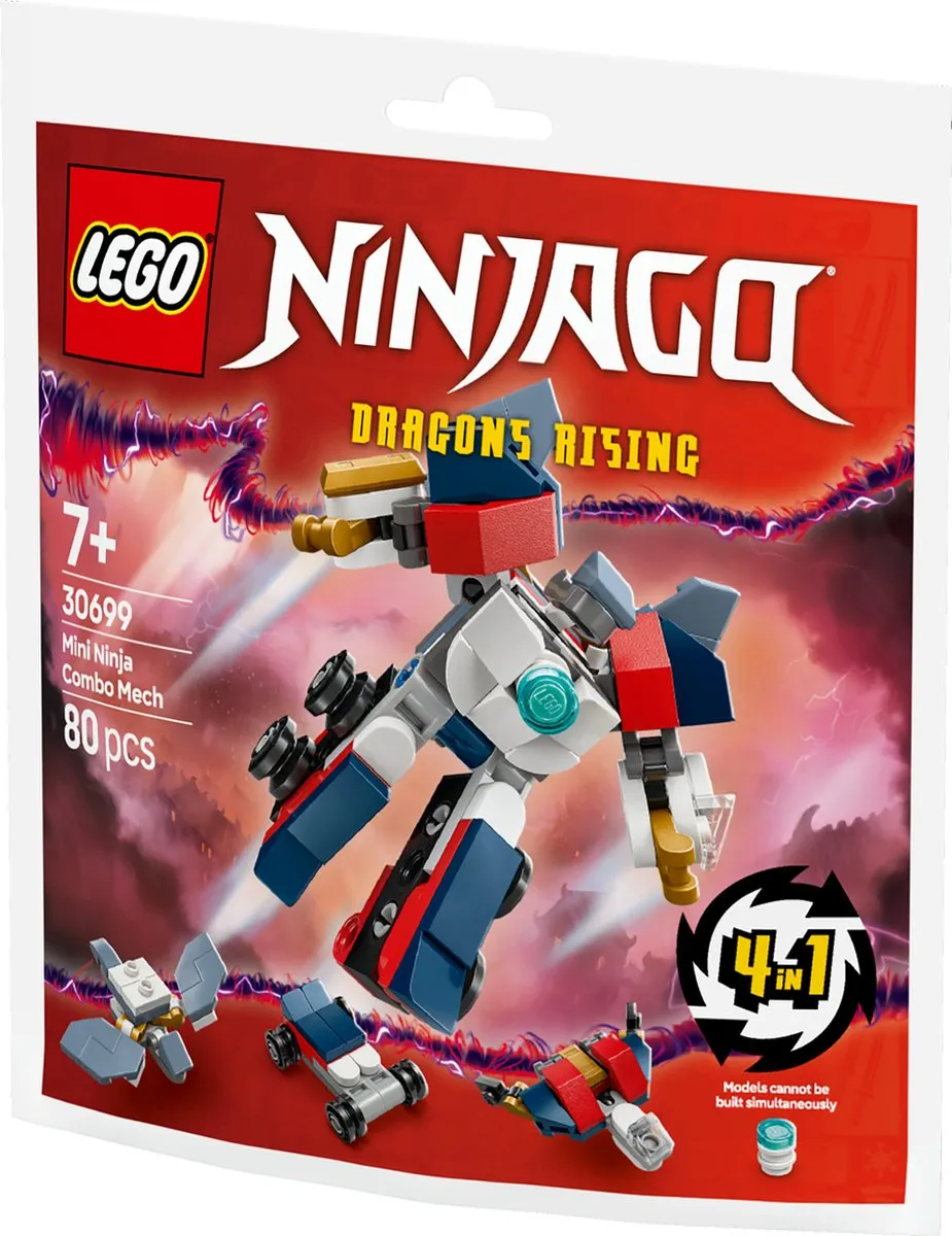 LEGO Ninjago Mini Ninja Combomecha 30699 - 80 Stukken