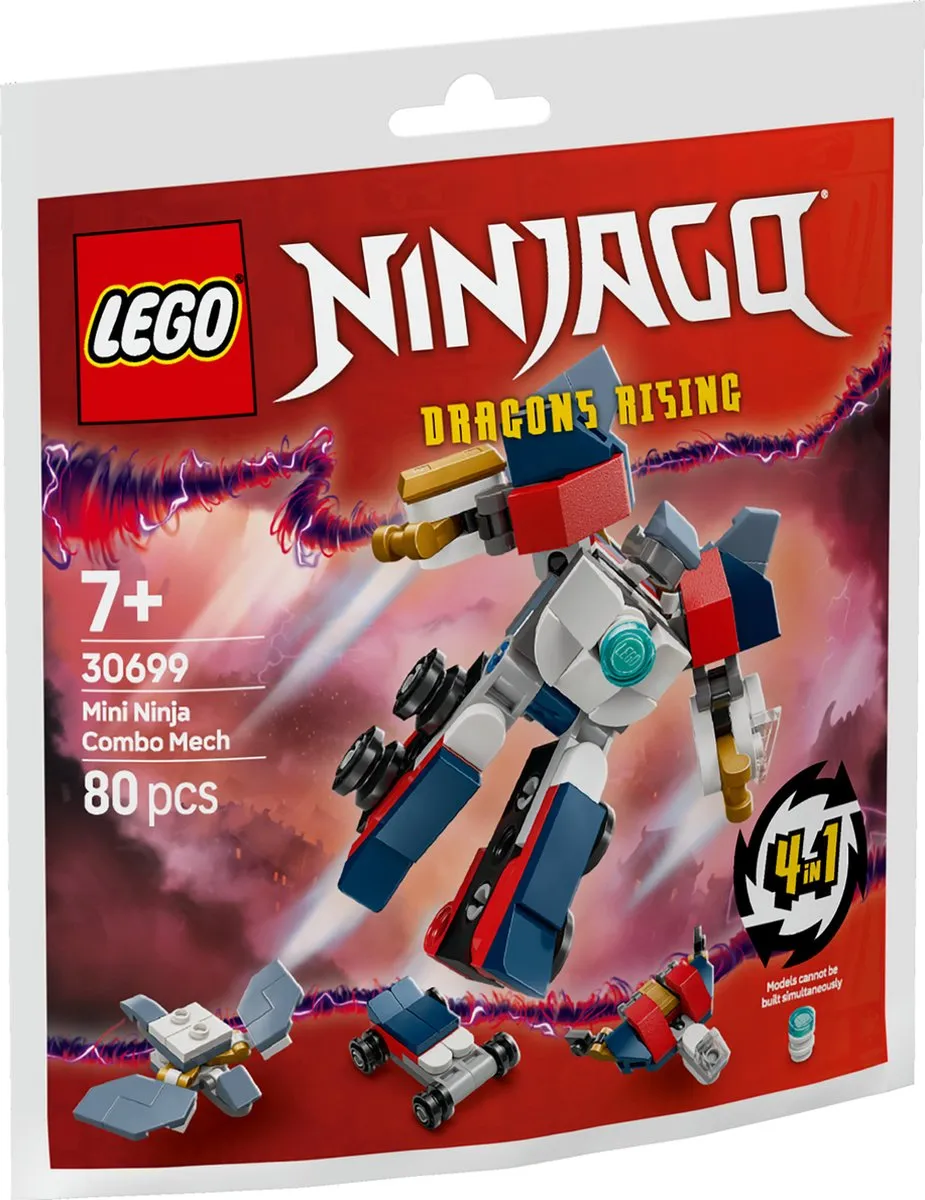 LEGO Ninjago Mini Ninja Combomecha 30699 - 80 Stukken - afbeelding 6 van 6