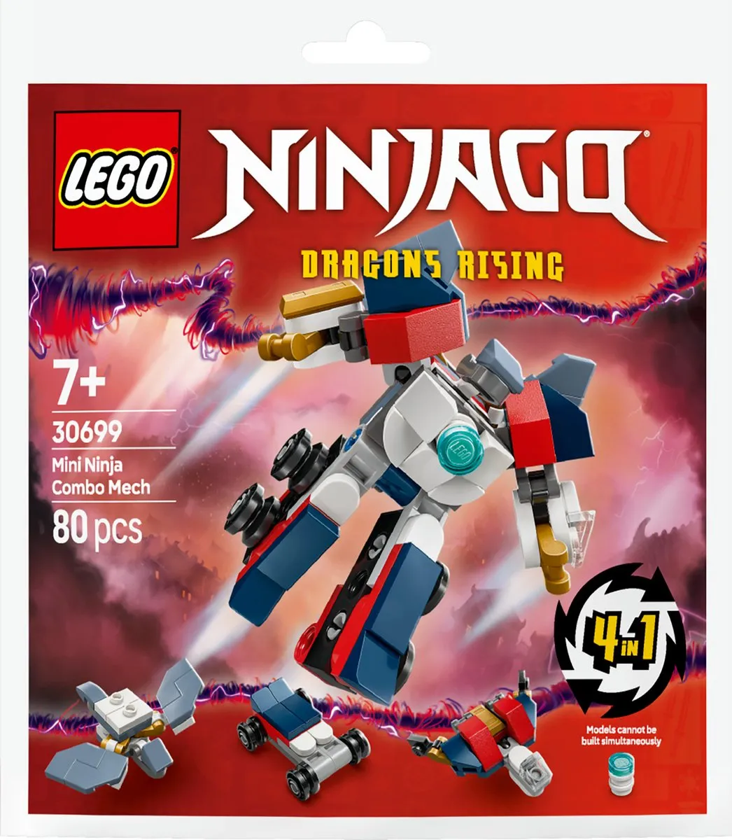 LEGO Ninjago Mini Ninja Combomecha 30699 - 80 Stukken