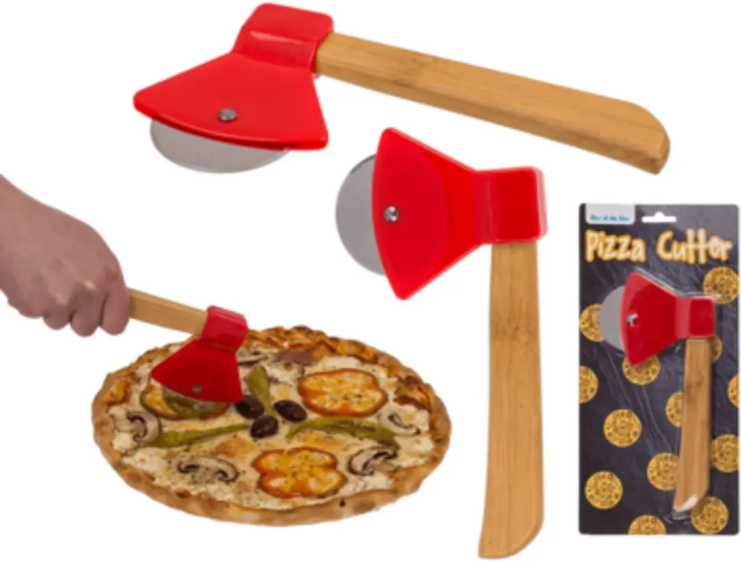 Excellent Houseware Hakbijl Pizzasnijder - RVS - Zwart
