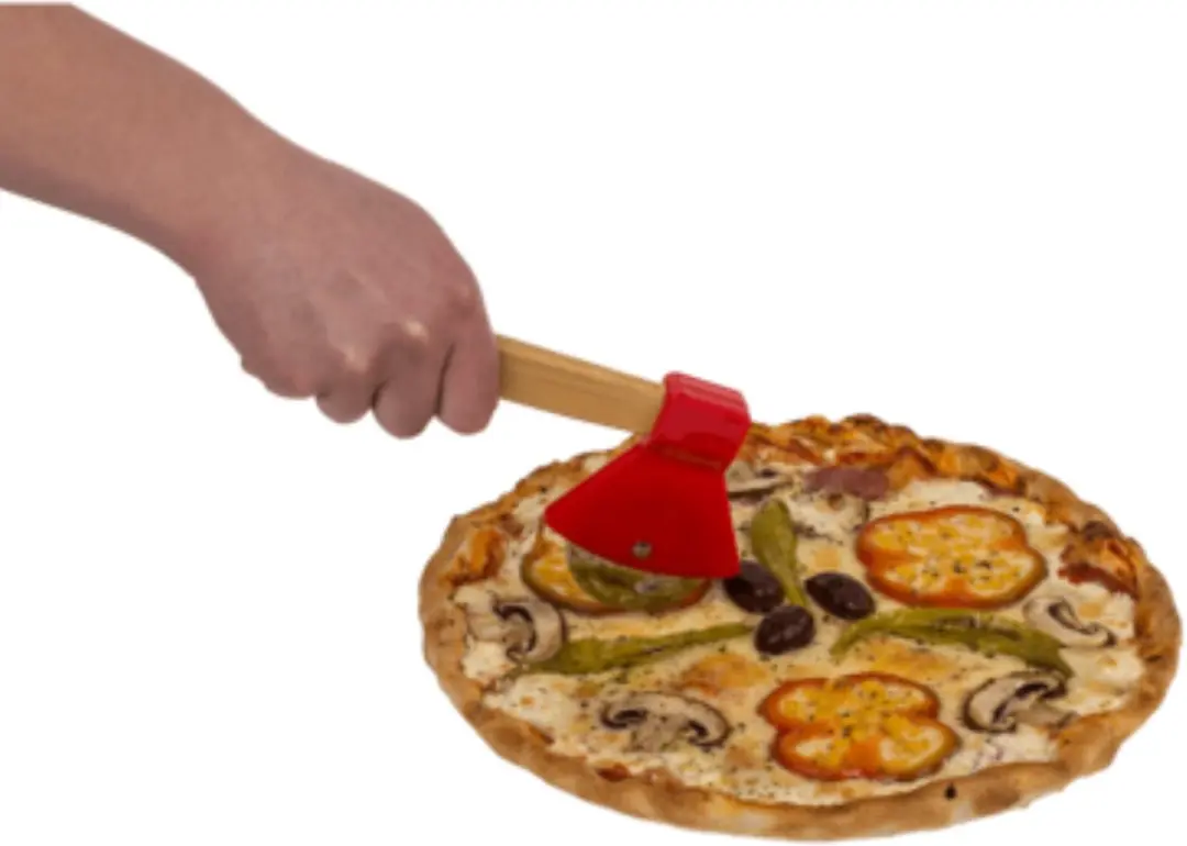 Excellent Houseware Hakbijl Pizzasnijder - RVS - Zwart