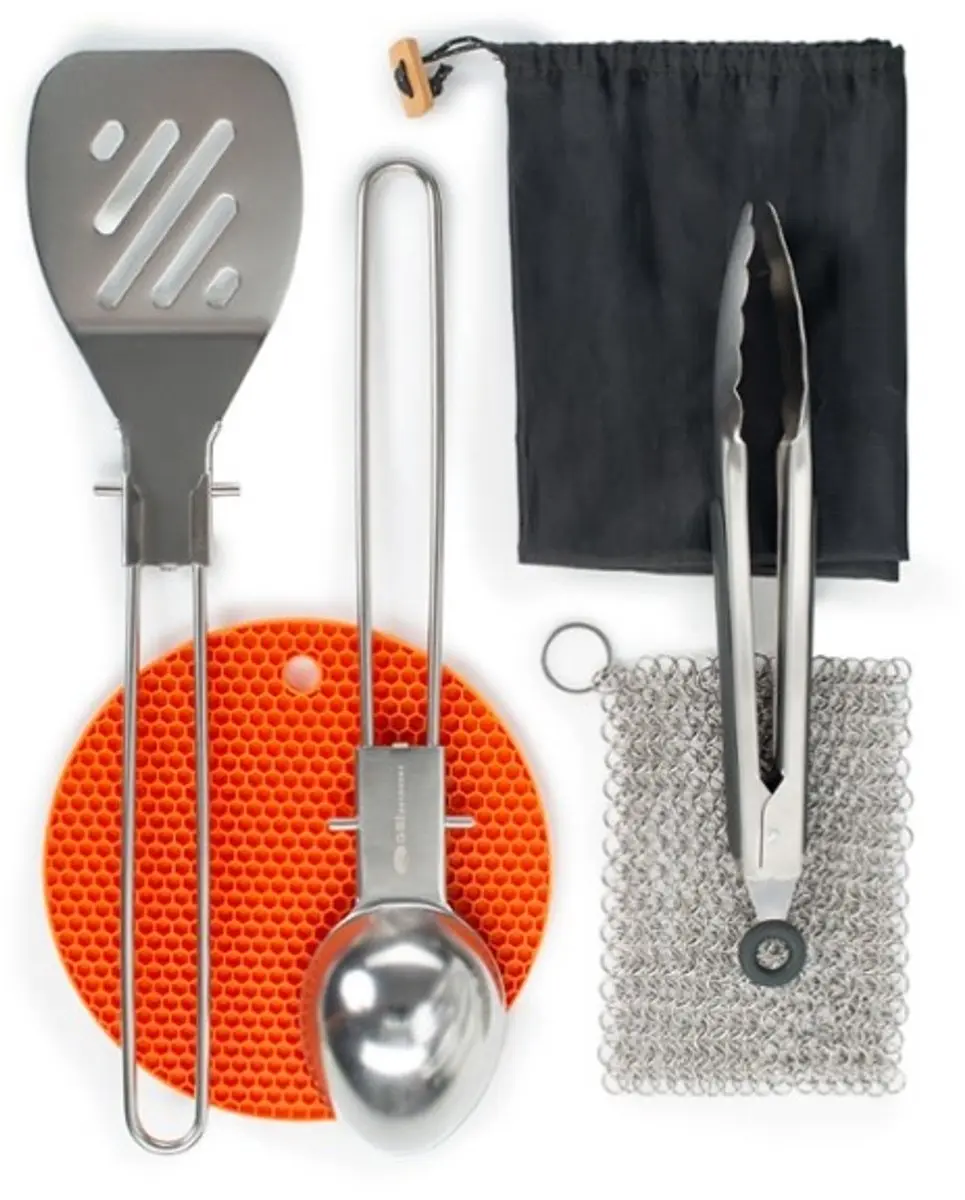 GSI Outdoors Basecamp Chef's Tool Set - 6-delig - Tan