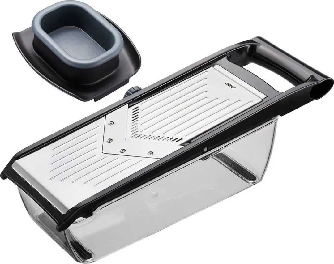GEFU Julienne V-Slicer COLLECT - RVS/Zwart/Transparant - afbeelding 6 van 6