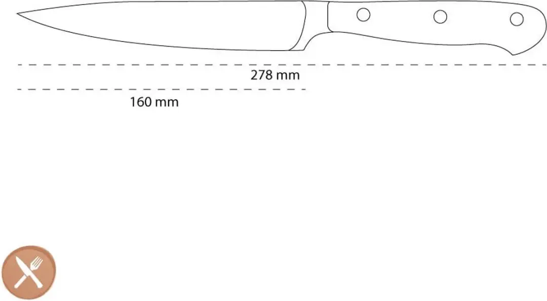 Wusthof Classic Vleesmes 16cm - Zwart