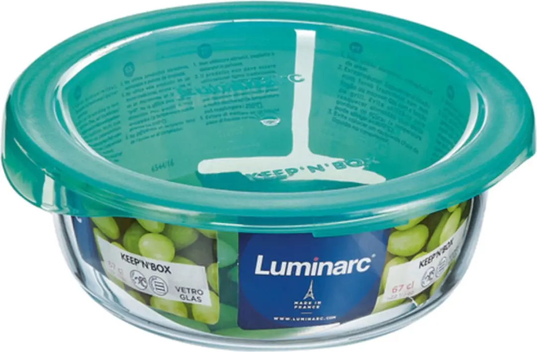 Luminarc Keep 'n Box Vershouddoos Glas 0,39L - 6 Stuks