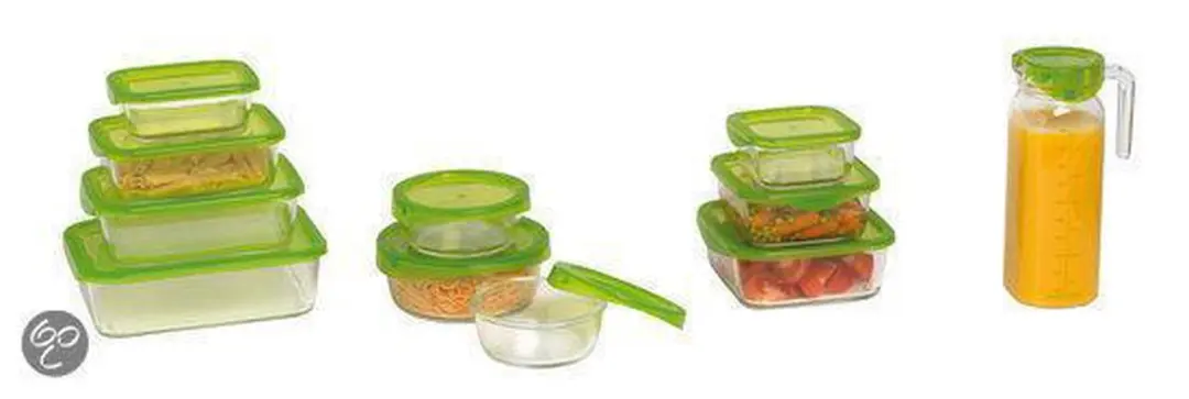 Luminarc Keep 'n Box Vershouddoos Glas 0,39L - 6 Stuks