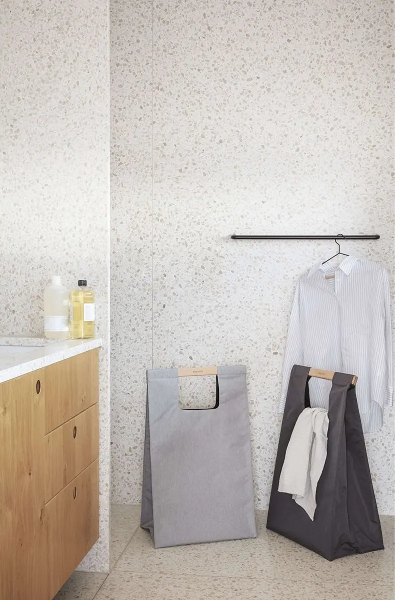 Eva Solo Wasmand met Handvat 75L - Beukenhout Grijs
