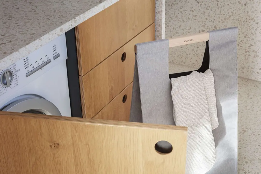 Eva Solo Wasmand met Handvat 75L - Beukenhout Grijs