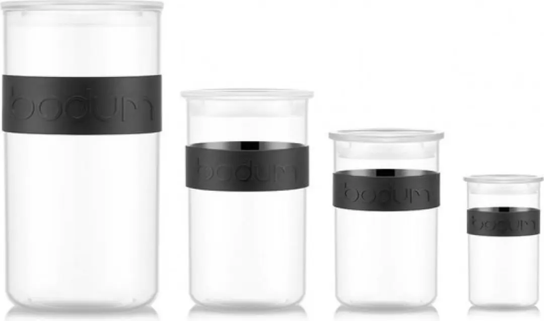 Bodum K11830-01SA-1 Voorraadpotten Set 12 Stuks - 2L