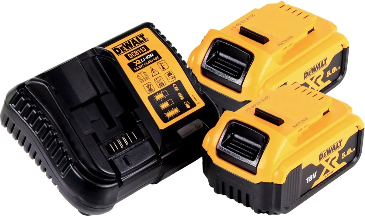 DeWalt DCS 369 P2 Reciprozaag 18V - 2x 5,0Ah Accu + Oplader