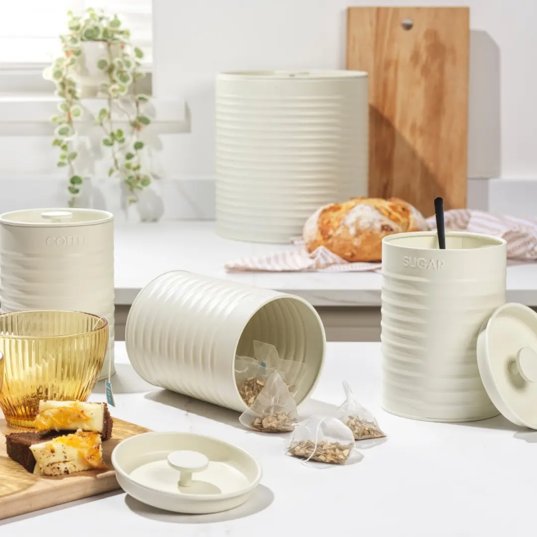 Russell Hobbs Ribbelde 4-delige Voorraadset - Room - afbeelding 5 van 6