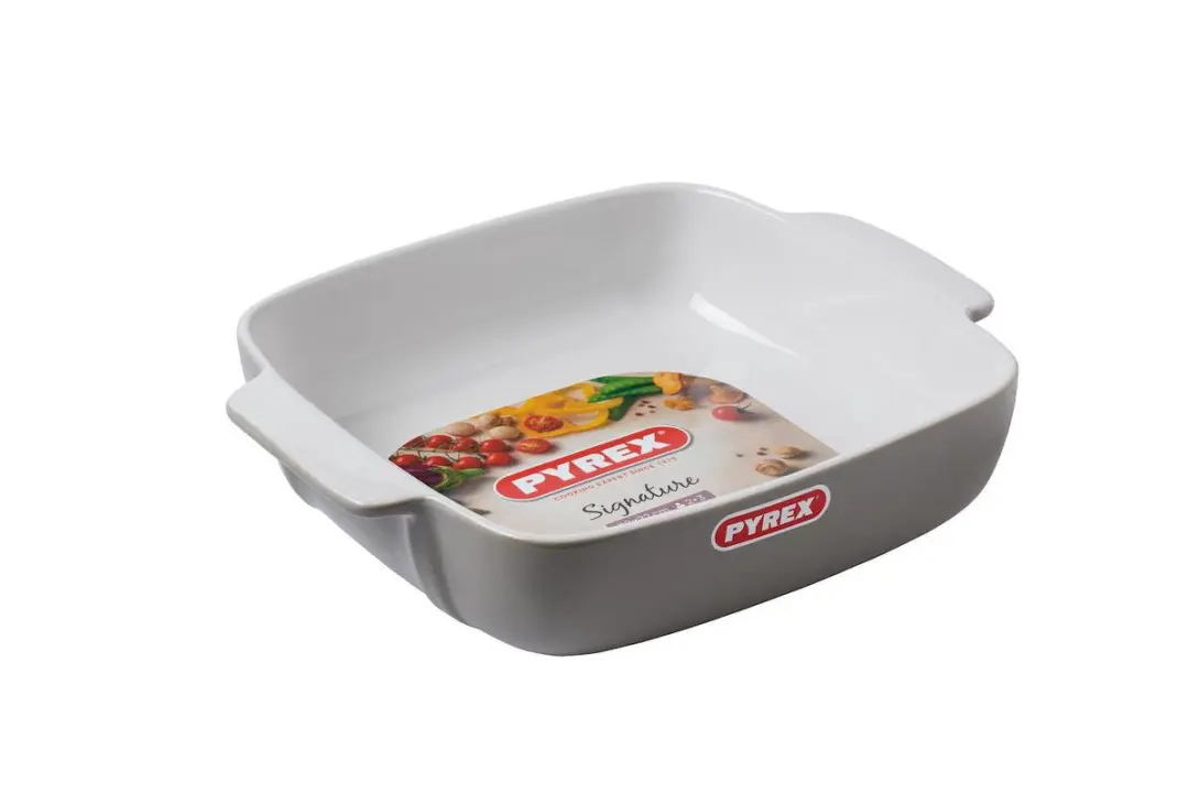 PYREX Signature Ovenschaal Vierkant 22x22cm - 3L - Grijs