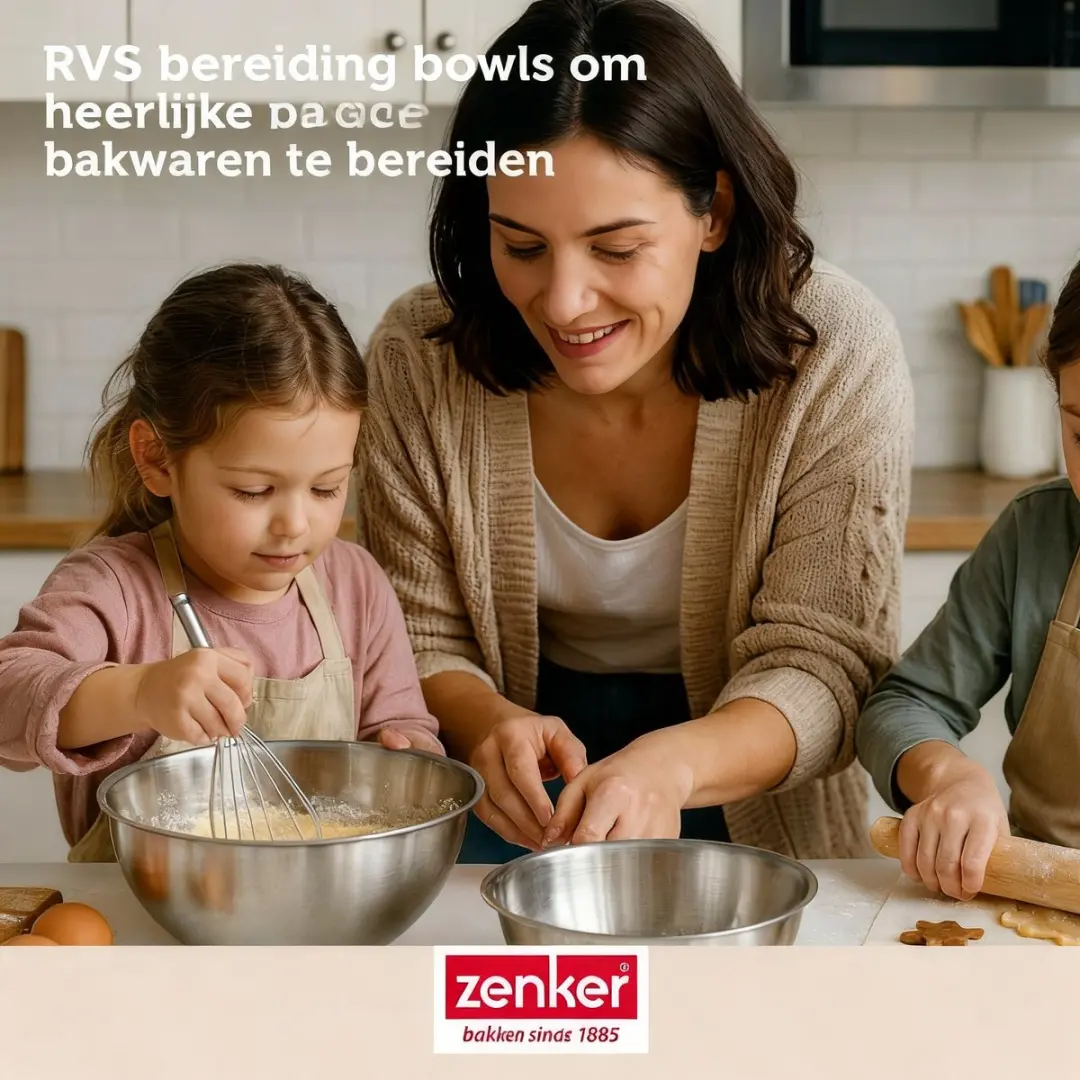 Zenker Bakset Vierkante Springvorm 23cm - met deksel & 2 kommen