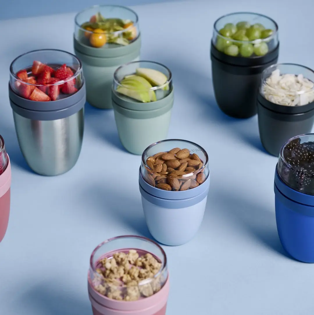 Mepal Ellipse Lunchpot 500ml - Yoghurt/Muesli - Nordic Black