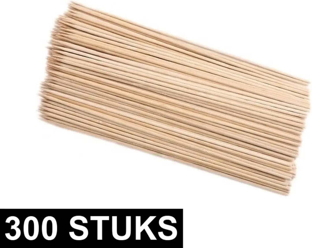 Cosy&Trendy Satéprikkers Hout 25cm - 300 Stuks