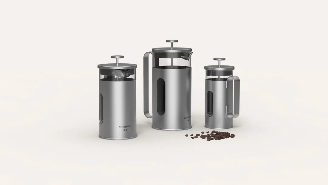 BergHOFF LEO Koffie- en Theepers 0,60L Metaal - 4 Kopjes - afbeelding 3 van 4