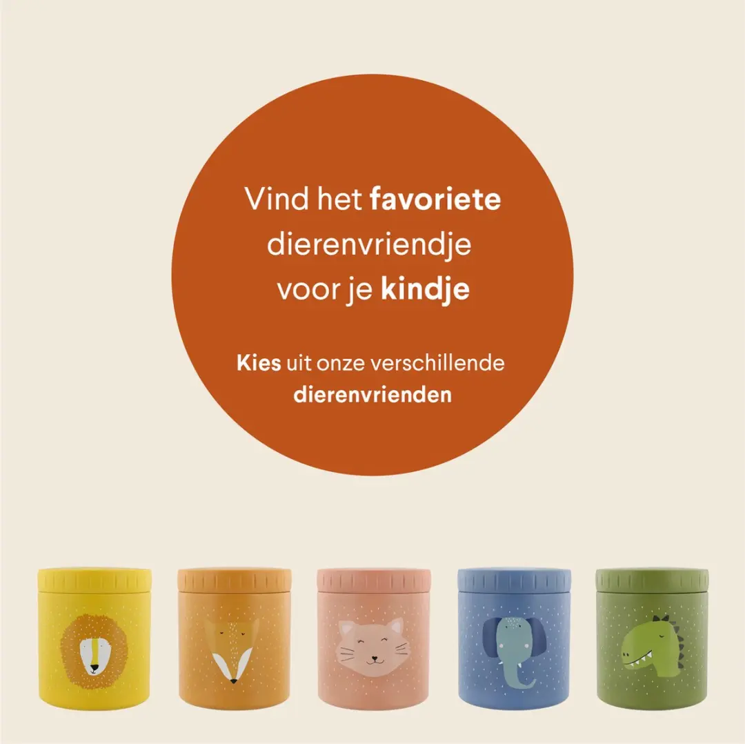 Trixie Mr. Fox Thermo Lunchbox 500ml - Oranje