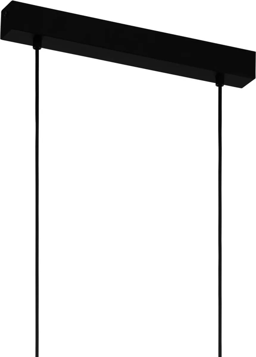Eglo Townshend Hanglamp E27 - 6 Lichtpunten - 100 cm - Zwart