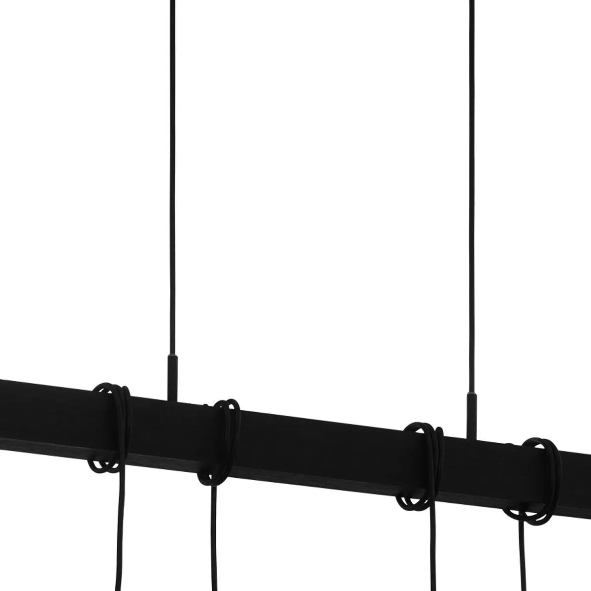 Eglo Townshend Hanglamp E27 - 6 Lichtpunten - 100 cm - Zwart