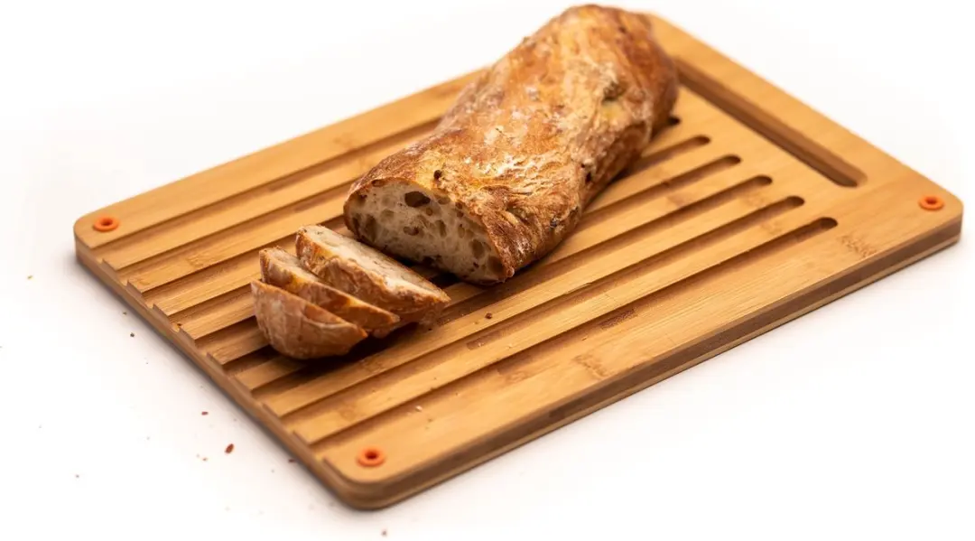 Fiskars Functional Form Bamboe Broodsnijplank - Zwart