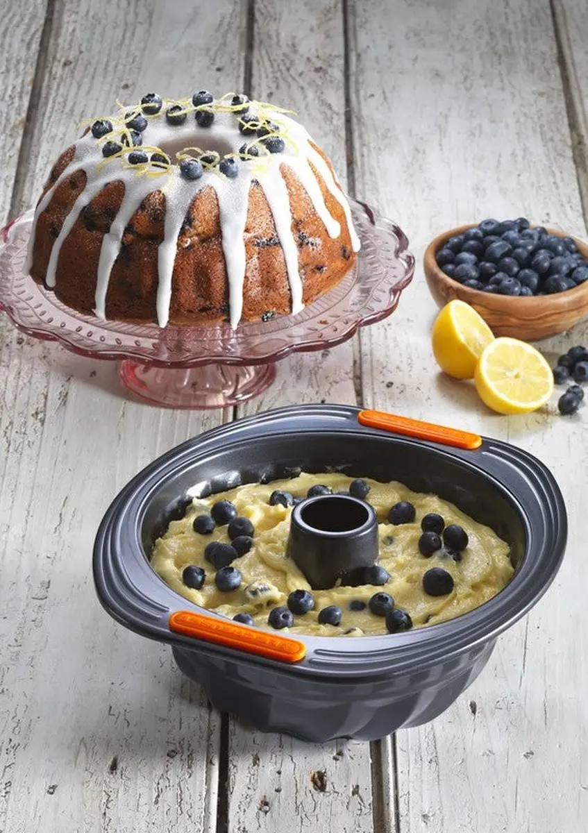 Le Creuset Tulbandvorm 22cm - Zwart