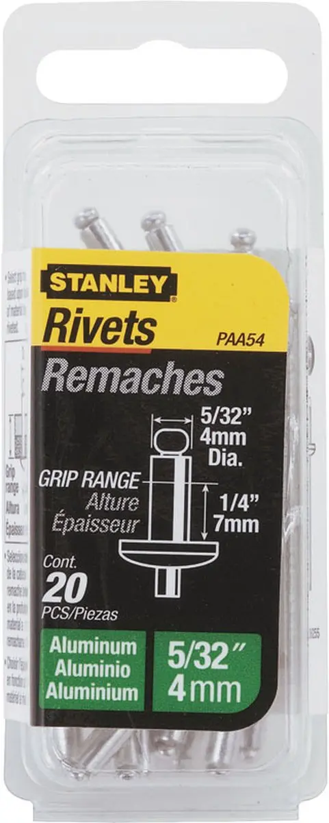 Stanley Popnagels 5x3mm - 15 Stuks