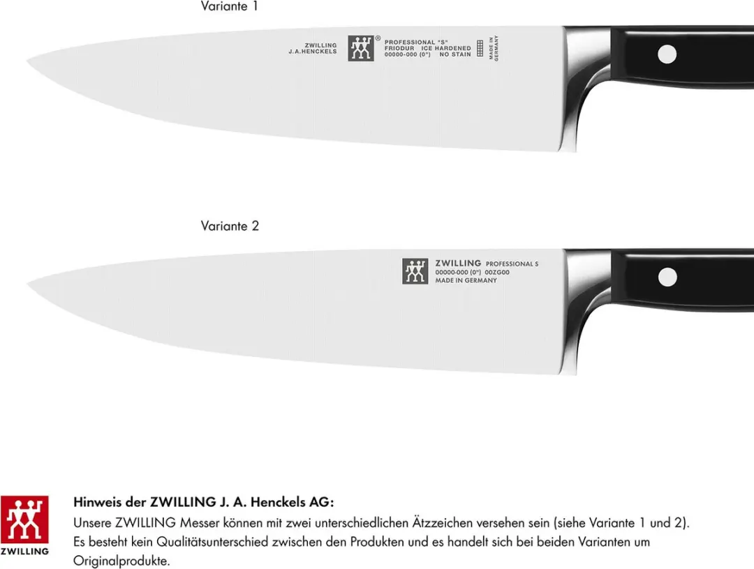 Zwilling Prof S Vleesmes 200mm - Grijs