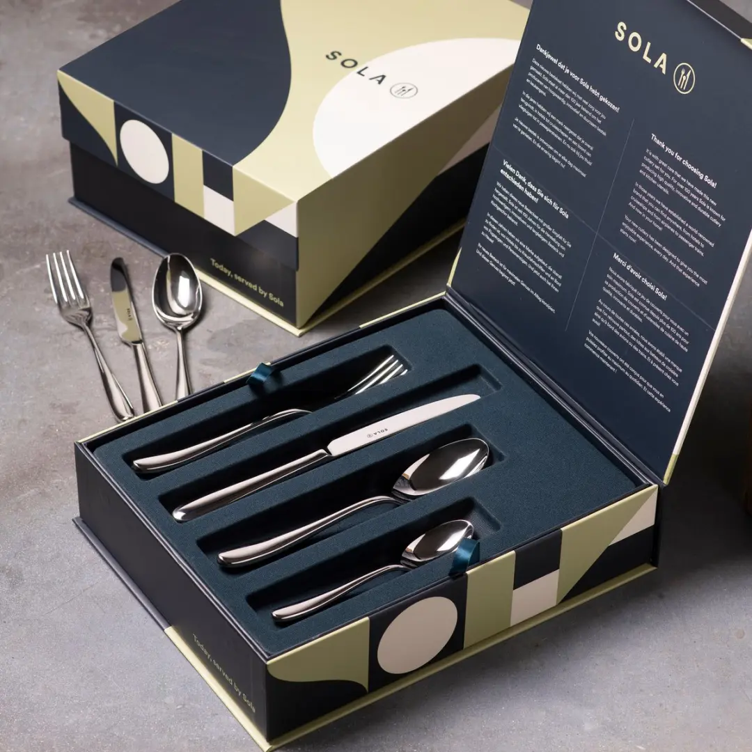 Sola Luxor Bestekset 70-delig - 12 Personen - Zilverwit
