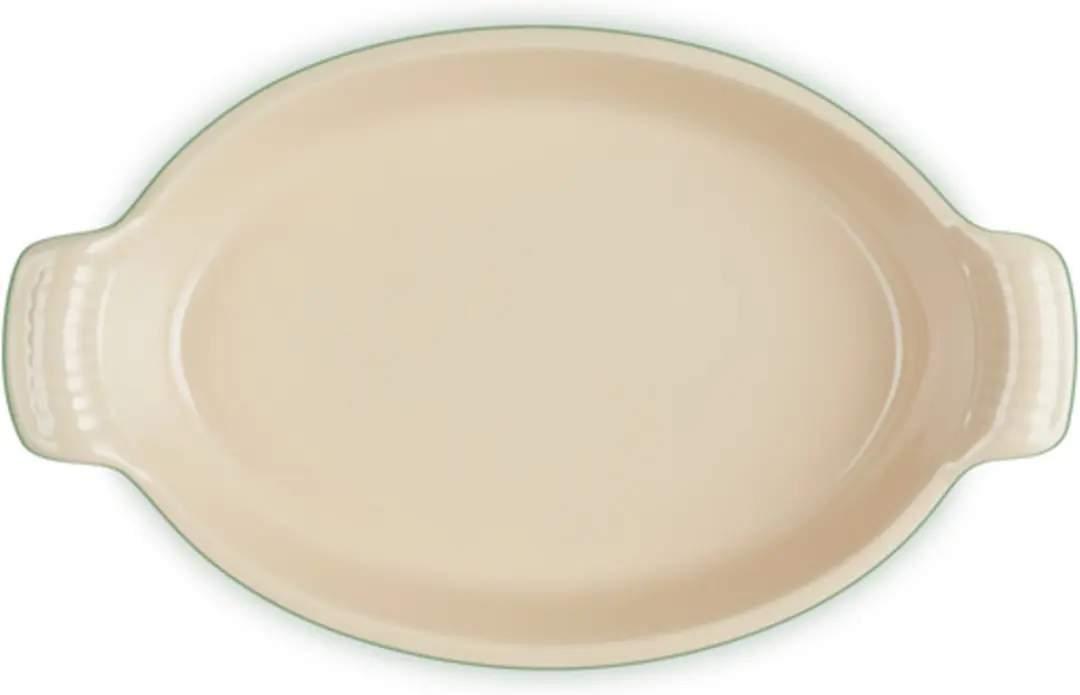 Le Creuset Ovenschaal Ovaal Bamboo Groen 28cm