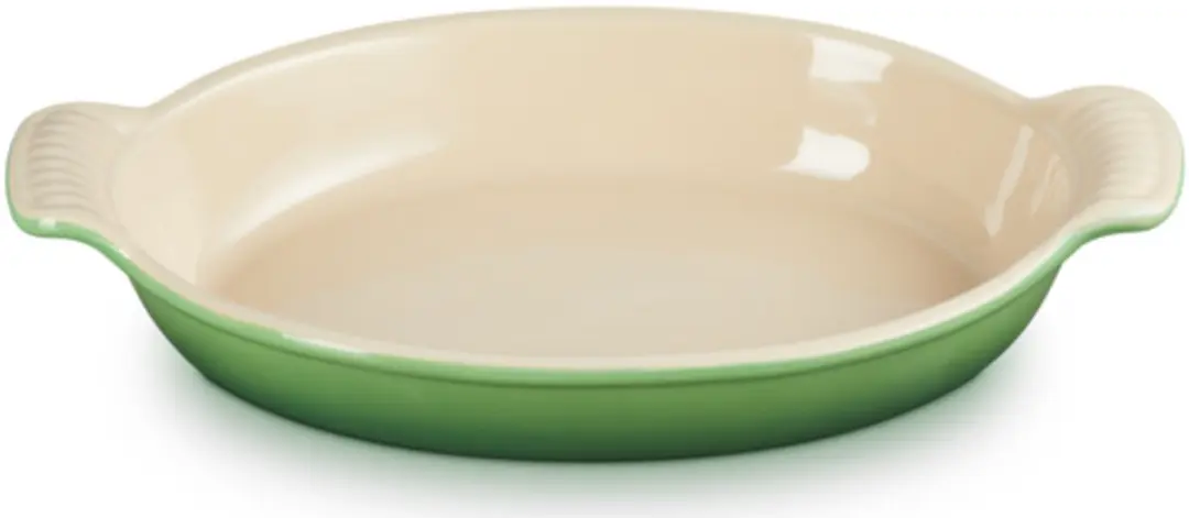 Le Creuset Ovenschaal Ovaal Bamboo Groen 28cm
