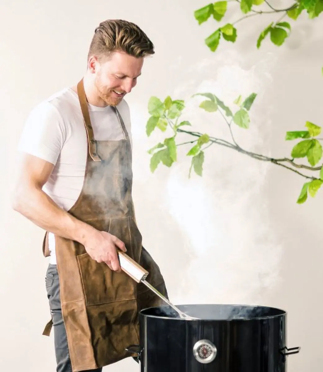 Esschert Design Barbecue Schort - Bruin Leder