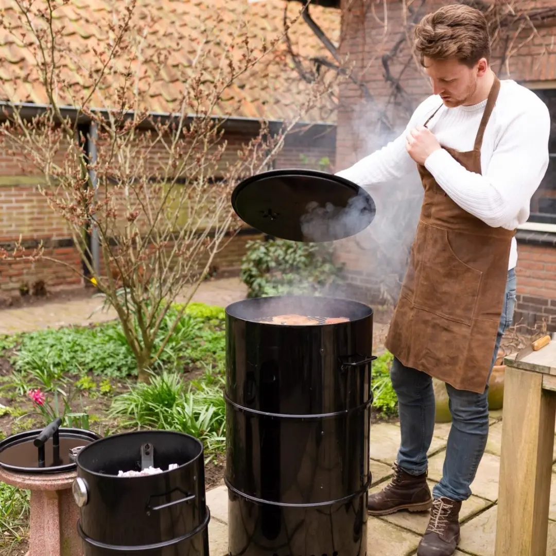 Esschert Design Barbecue Schort - Bruin Leder