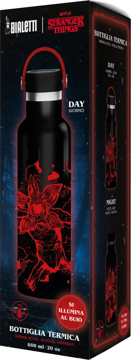 Bialetti Stranger Things Thermosfles 600ml - Glow in the dark