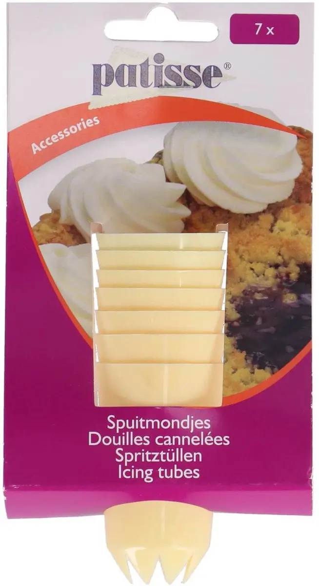 Patisse Spuitmondjesset 7-delig - Meerkleurig