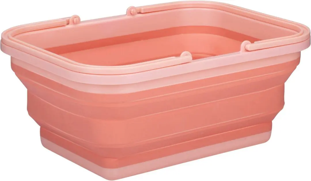 Alpina Wasmand Opvouwbaar 19L - 2 Stuks - Zalmroze