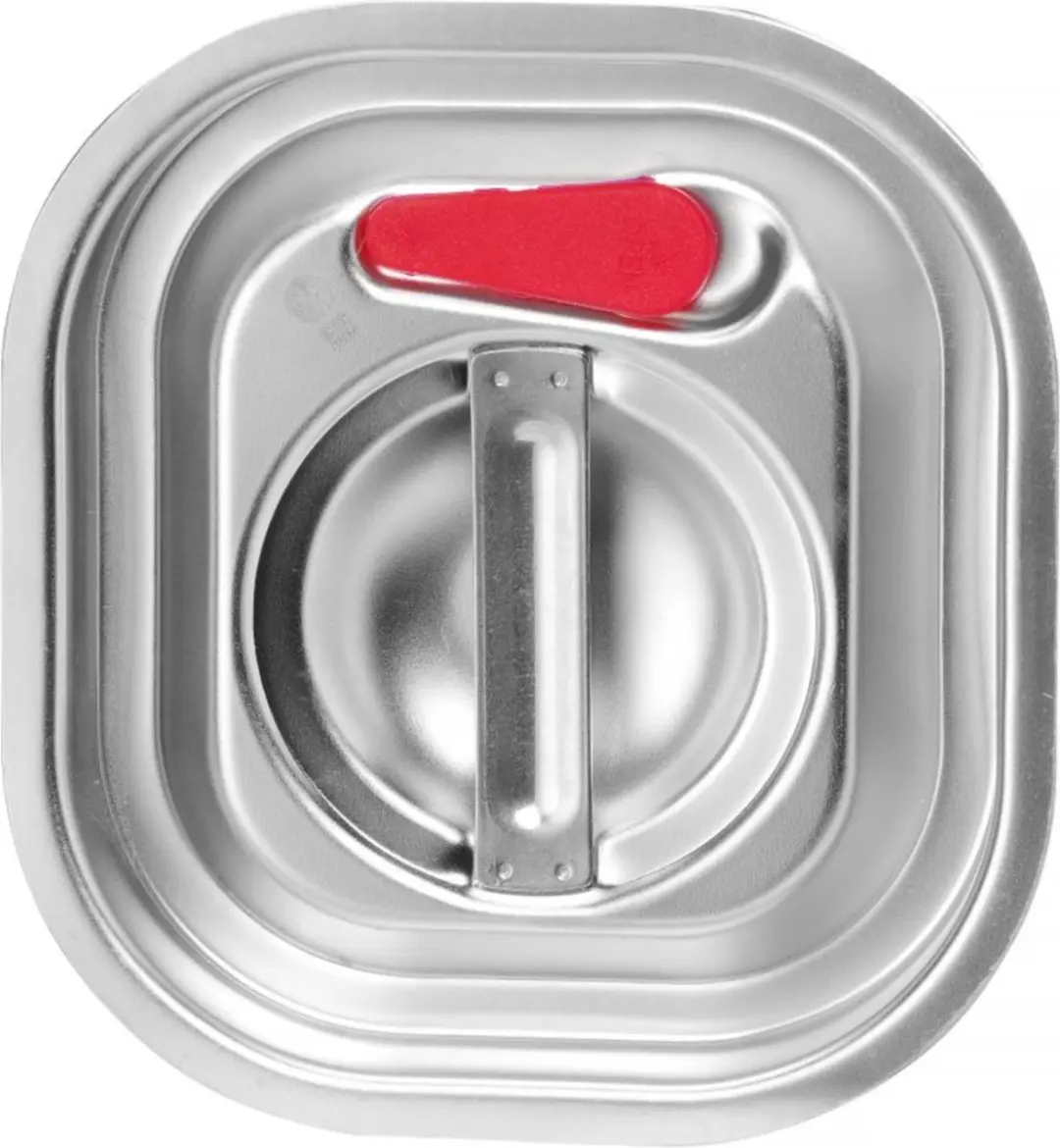 HENDI Deksel GN 156x142mm - Siliconenrand - Zilver