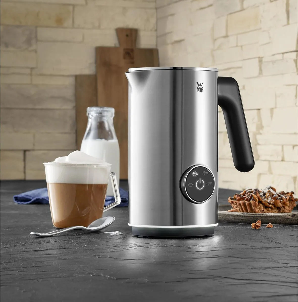 WMF Lumero 413300011 Melkopschuimer - 500W - 250ml - Staal