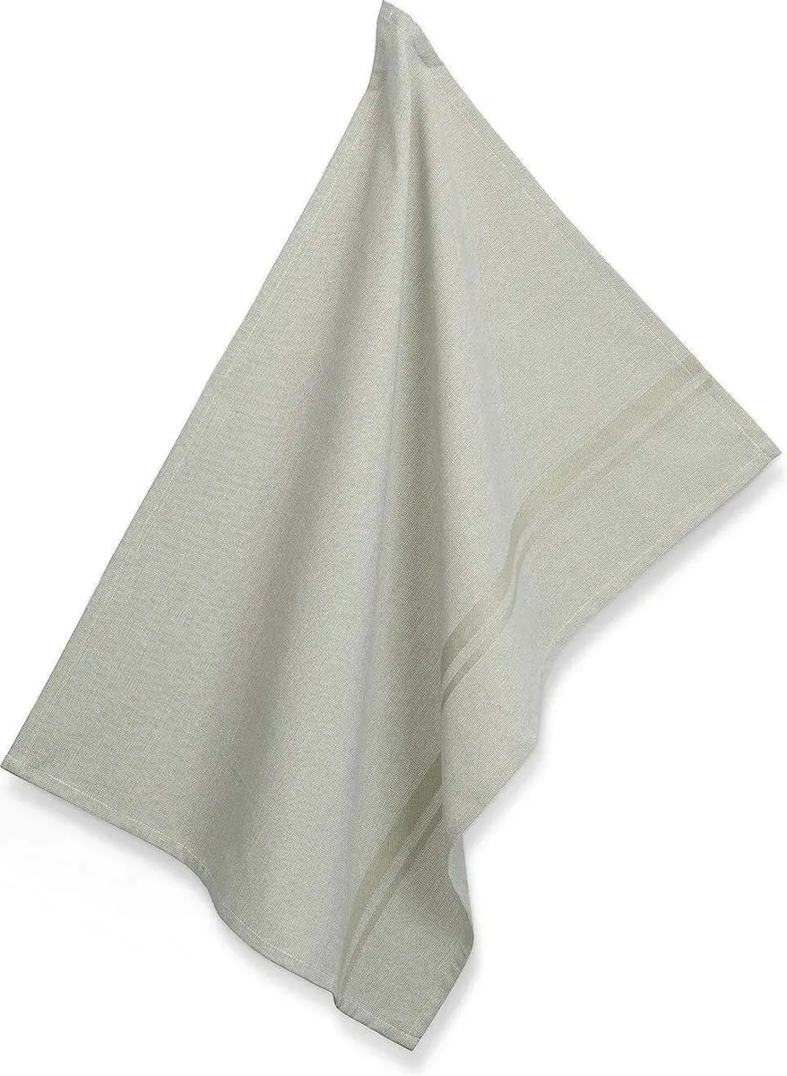 Kela Theedoek Katoen Beige Streep 70x50cm