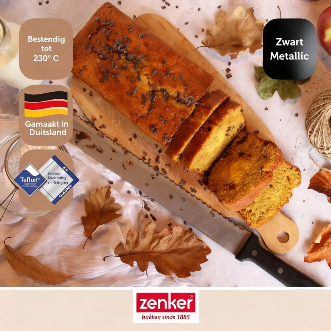 Zenker Cakevorm 25,5 cm - Zwart