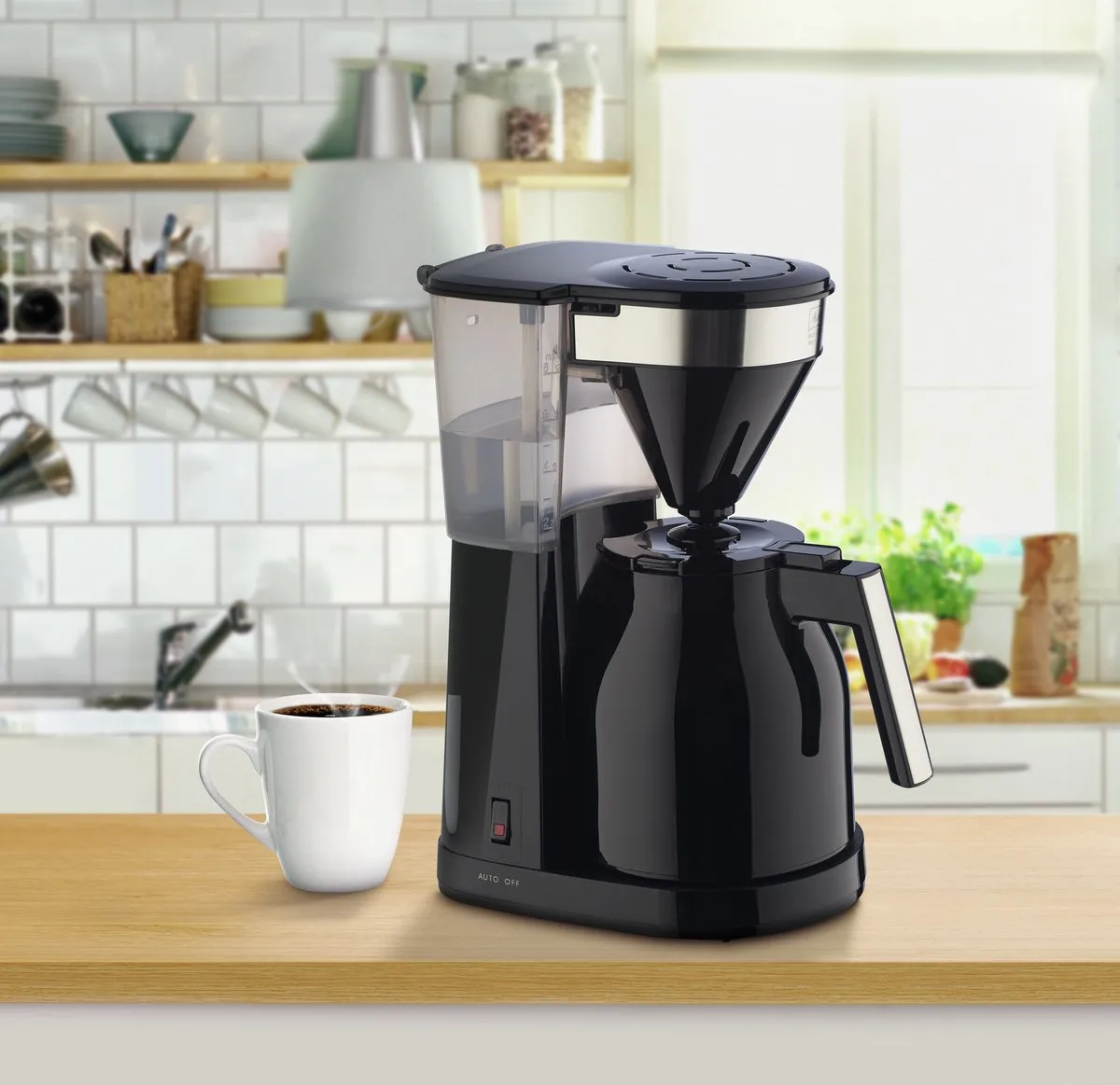 Melitta Easy Top Therm koffiezetapparaat 1023-08 zwart