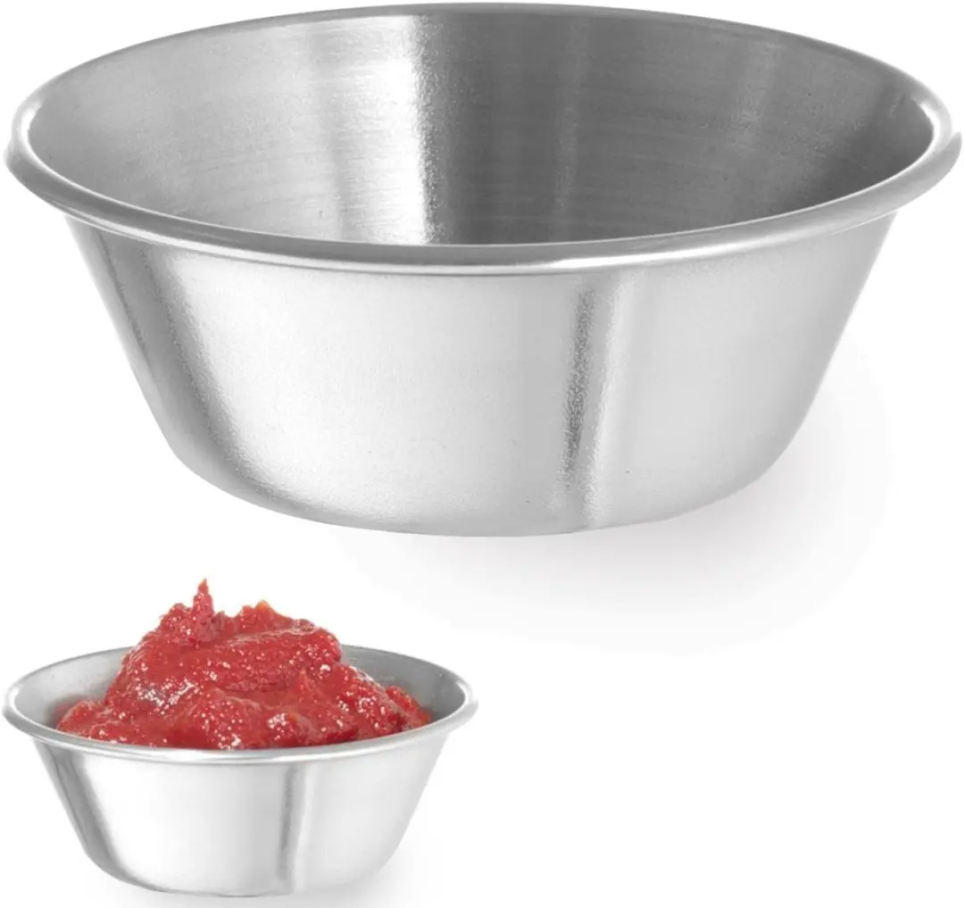 HENDI Ramekins 45ml - 12 Stuks - Roestvrij staal