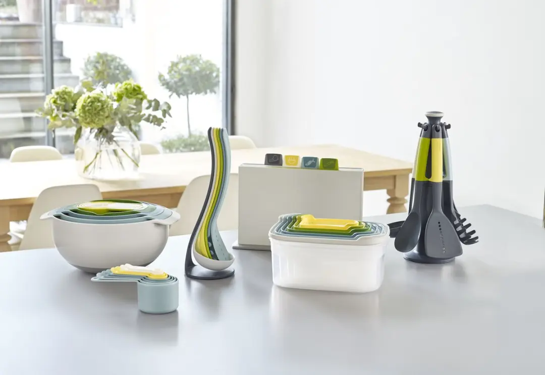 Joseph Joseph Nest Schalen & Maatlepels Set 9-delig - Blauw